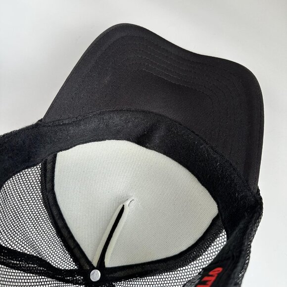 Old English Letter X Trucker Hat w/ Rope Otto Adjustable Snap Back Foam Mesh Cap - Picture 8 of 9